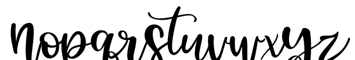 Holly Days Font LOWERCASE