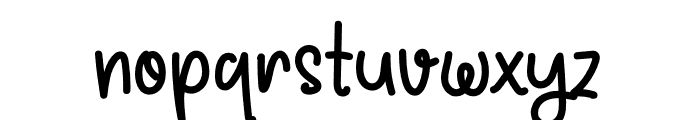 Holly Frosty Font LOWERCASE