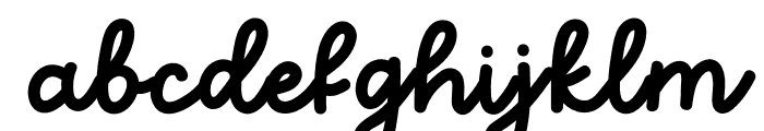 Holly Jolly Script Font LOWERCASE