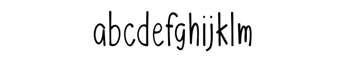 Holly Night Font LOWERCASE