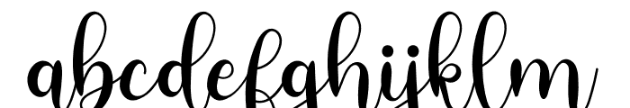 Holly Script Font LOWERCASE