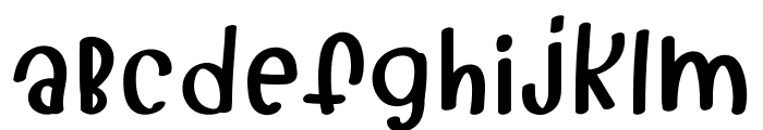 HollyGrace Font LOWERCASE
