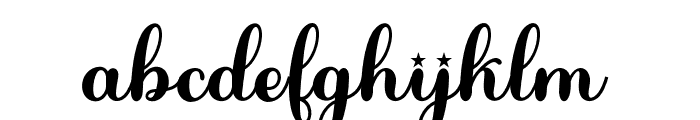 HollyJolly Font LOWERCASE