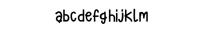 Hollyhock-Regular Font LOWERCASE