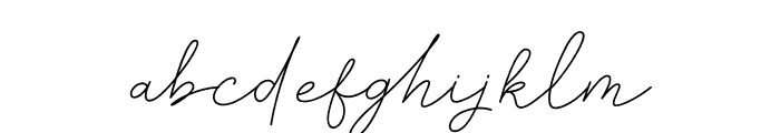 Hollywood Signature Font LOWERCASE