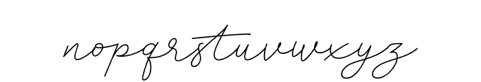 Hollywood Signature Font LOWERCASE