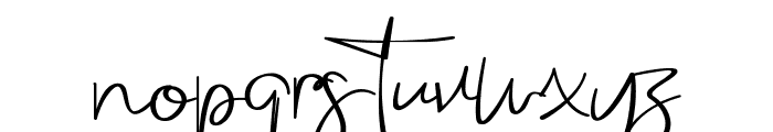 Holmes Signature Font LOWERCASE