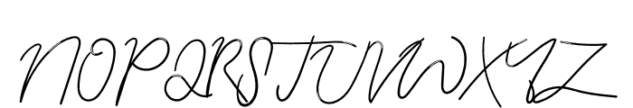 Holters Script Inline Font UPPERCASE