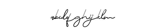 Holters Script Inline Font LOWERCASE