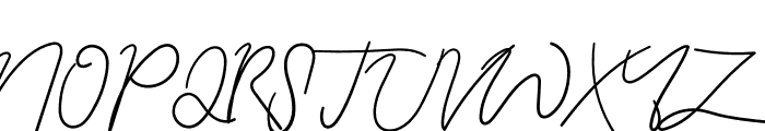 Holters Script Font UPPERCASE
