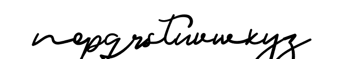 Holters Script Font LOWERCASE