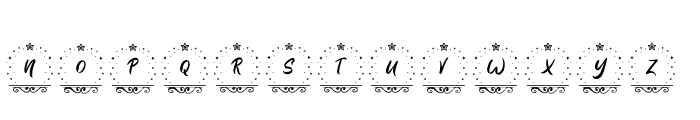 Holy Christmas Monogram Regular Font LOWERCASE
