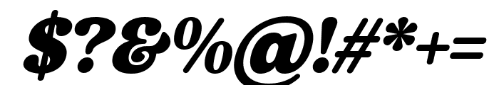 Holy Cream Italic Font OTHER CHARS