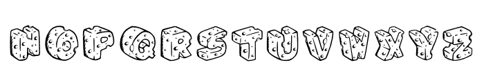 Holy cheese Font UPPERCASE