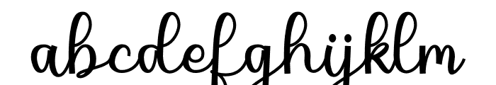 Holydate Font LOWERCASE