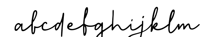 Holymore-Regular Font LOWERCASE