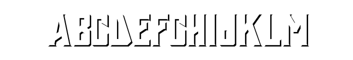Holyriver Shadow Font LOWERCASE