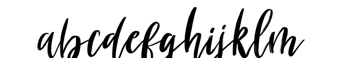 Holyson-Regular Font LOWERCASE