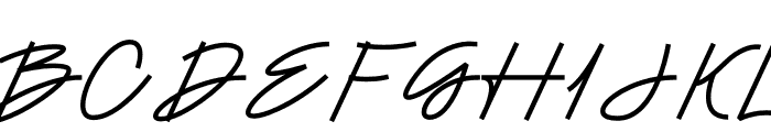 Holysta Font UPPERCASE