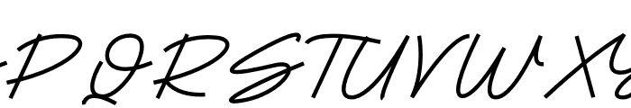 Holysta Font UPPERCASE