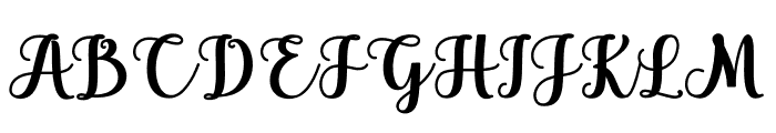 Holysthic Font UPPERCASE