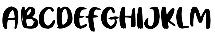 Homan-Bold Font UPPERCASE