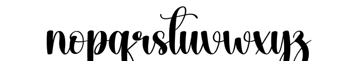 Home Christmas Font LOWERCASE