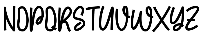 Home Stay Regular Font UPPERCASE