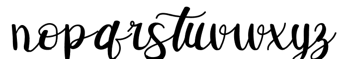Home Sweet Home Script Font LOWERCASE