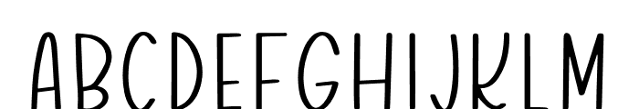 Homegrown Font LOWERCASE