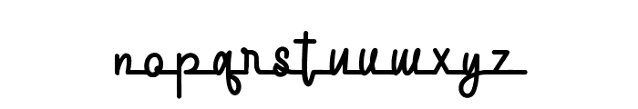 Homeless Script Regular Font LOWERCASE