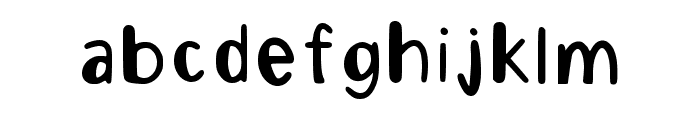 Homeroom Regular Font LOWERCASE