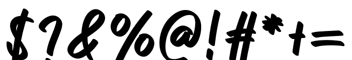 Homework Signature Font OTHER CHARS