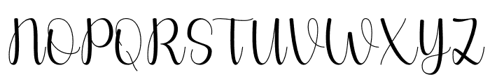 Homstay Font UPPERCASE