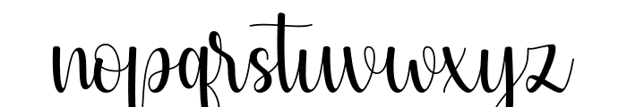 Homstay Font LOWERCASE