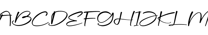 Homyllen Italic Font UPPERCASE