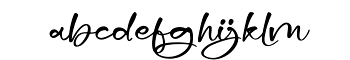 Homyllen Italic Font LOWERCASE