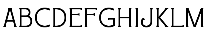 HonestProud-Regular Font UPPERCASE