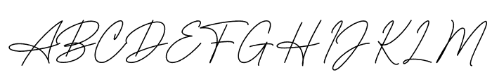 Honestine Signature Font UPPERCASE