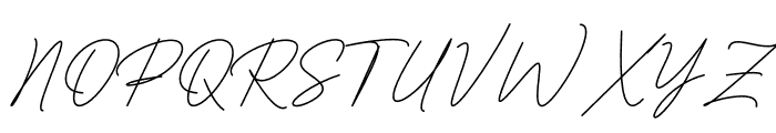 Honestine Signature Font UPPERCASE