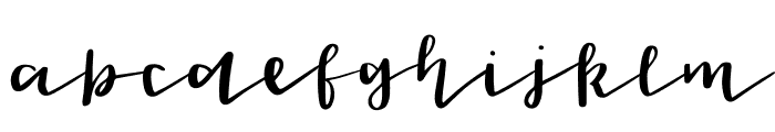 Honey Lily Font LOWERCASE