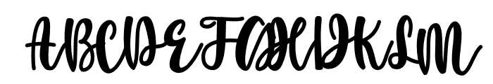 HoneyDew Font UPPERCASE