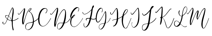 HoneyandGinger-Script Font UPPERCASE