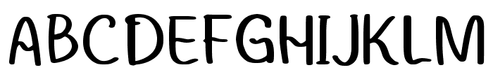Honeybi Regular Font UPPERCASE