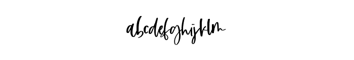 Honeylight Script Regular Font LOWERCASE