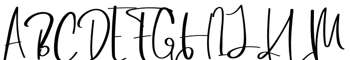 Honeymoon Signature Font UPPERCASE
