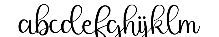 Honeymoon1 Font LOWERCASE