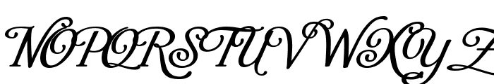 Honeysuckle Font UPPERCASE