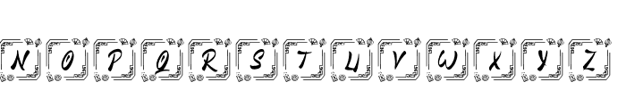 Honse Chinese Monogram Font UPPERCASE