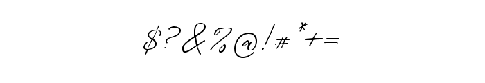 Honthany Signature Font OTHER CHARS